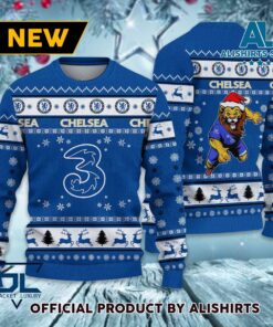 Chelsea Fc Mascot Ugly Christmas Sweater For Men And Women