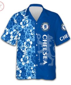 Chelsea Fc Slogan Keep The Blues Flag Flying High Floral Hawaiian Shirt Best Gift For Fans