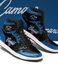 Chevrolet Camaro Blue Air Jordan 1 High Sneakers Gift