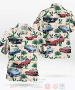 Chevrolet Camaro Car First Generation Vintage Hawaiian Shirt Size From S To 5xl