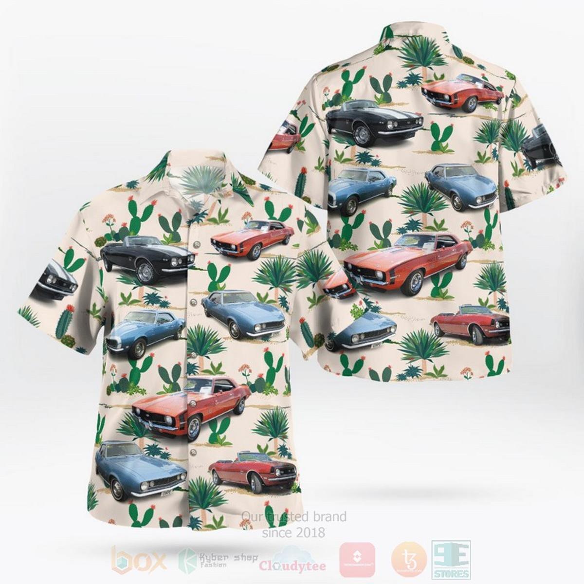 Chevrolet Corvette Logo Tropical Aloha Shirt Best Hawaiian Outfit For Fans