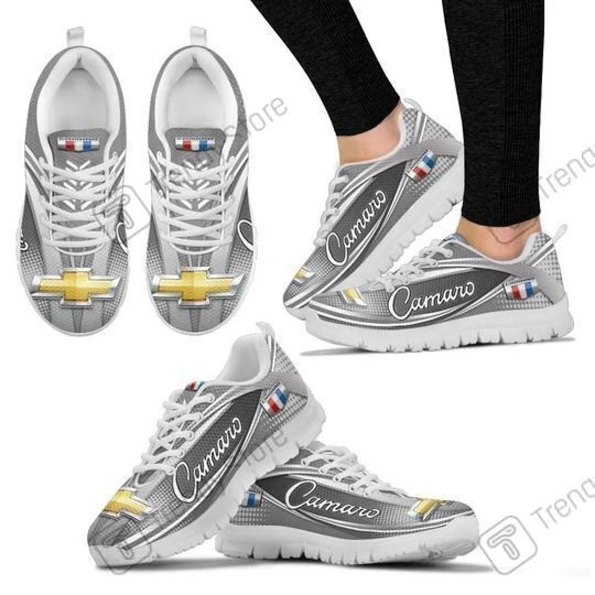 Chevrolet Camaro Gray Running Shoes Gift