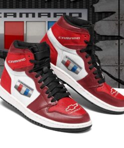 Chevrolet Camaro Red Air Jordan 1 High Sneakers Gift For Fans