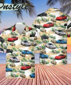 Chevrolet Corvette Cars Summer Style Vintage Aloha Shirt Best Hawaiian Outfit For Fans