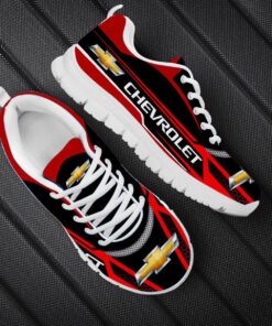 Chevrolet Corvette Red Black Running Shoes Gift 2