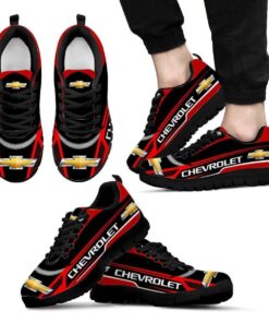 Chevrolet Corvette Red Black Running Shoes Gift 3