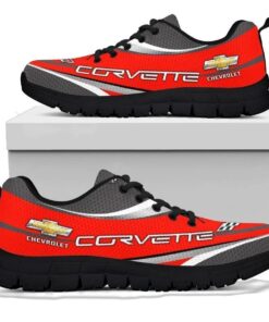 Chevrolet Corvette Red Running Shoes Best Gift 4