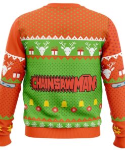 Chibi Chainsaw Man Christmas Sweater For Men And Women 2