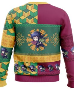 Chibi Christmas Giyu Tomioka Demon Slayer Christmas Sweater Women