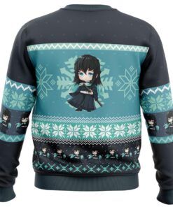 Chibi Christmas Muichiro Tokito Demon Slayer Ugly Christmas Sweater Gift