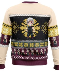 Chibi Christmas Tengen Uzui Demon Slayer Christmas Sweater Men