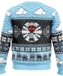 Chibi Christmas Urokodaki Sakonji Demon Slayer Christmas Sweater For Men And Women