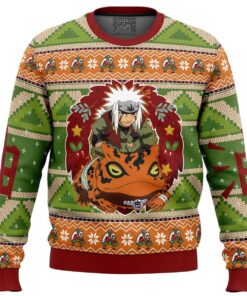 Yin Yang Naruto Sasuke Black Unisex Ugly Christmas Sweater Xmas Gift For Men Women