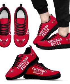 Chicago Bulls Running Shoes Red For Fans 4