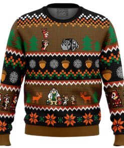 Chip n Dale Christmas Rangers Best Ugly Christmas Sweaters 1