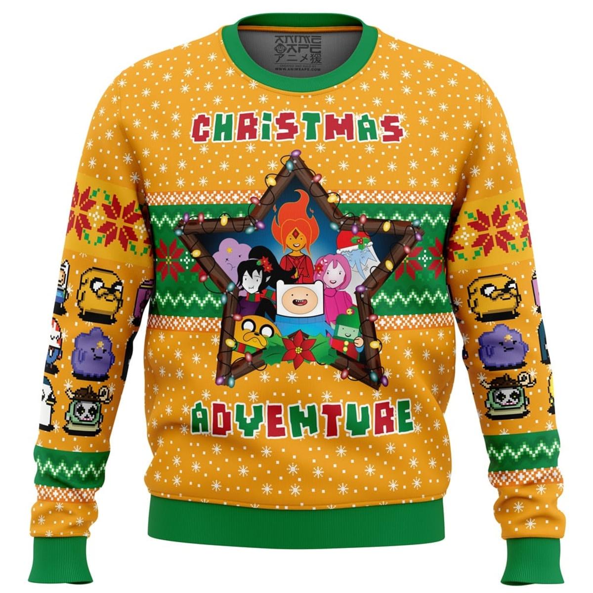 Christmas Adventure Adventure Time Womens Ugly Christmas Sweater