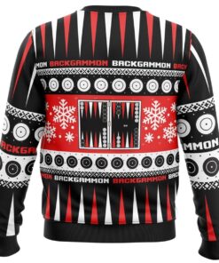 Christmas Backgammon Board Games Xmas Sweater 2