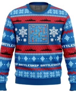 Christmas Battleship Board Games Christmas Sweater Men