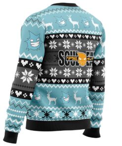 Christmas Black Star Soul Eater Mens Ugly Christmas Sweater 3