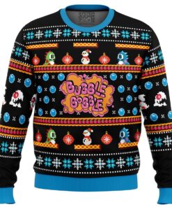 Christmas Bubble Bubble Bobble Ugly Sweater