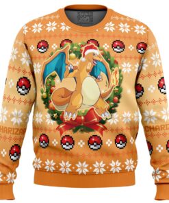 Christmas Charizard Pokemon Xmas Sweater