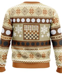 Christmas Checkers Board Games Christmas Sweatshirt