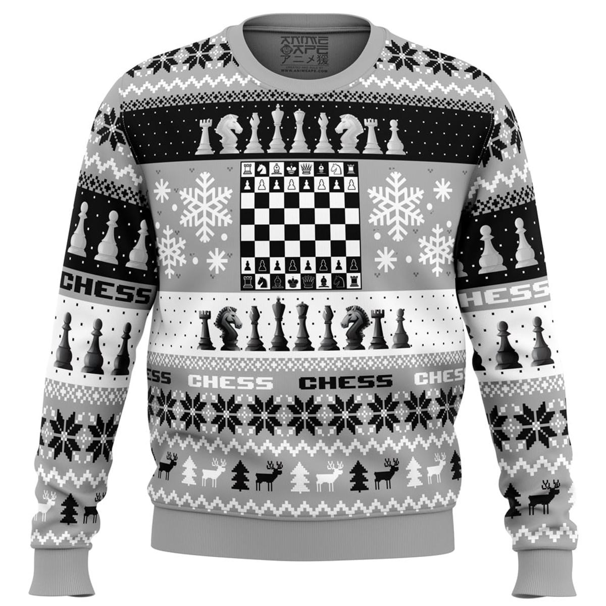 Christmas Checkers Board Games Christmas Sweatshirt