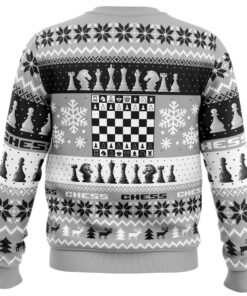 Christmas Chess Board Games Plus Size Ugly Christmas Sweater