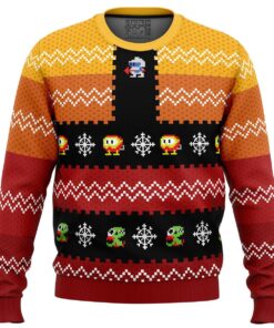 Christmas Dig Dug Pixel Game Ugly Christmas Sweater Best Gift For Fans