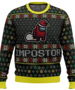 Christmas Impostor Among Us Ugly Xmas Sweater Funny Gift For Fans