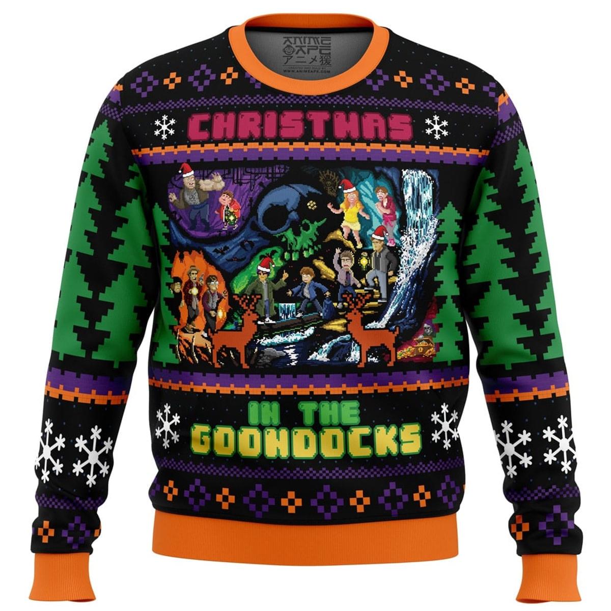 Christmas In The Goondocks Goonies Best Ugly Christmas Sweaters