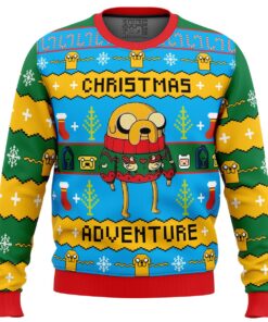 Christmas Jake Adventure Time Funny Ugly Christmas Sweater Gift For Cartoon Fans