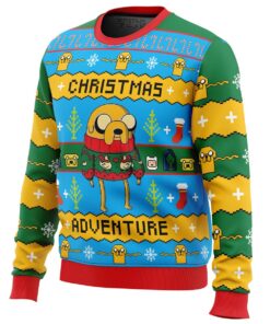 Christmas Jake Adventure Time Funny Ugly Christmas Sweater Gift For Cartoon Fans