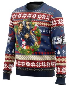 Christmas Kenshiro Fist Of The North Star Mens Ugly Christmas Sweater 2