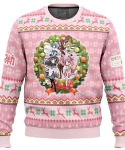 Christmas Magic Puella Magi Madoka Magica Womens Ugly Christmas Sweater