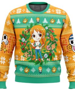 Christmas Nami One Piece Ugly Christmas Sweater Gift