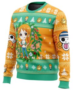 Christmas Nami One Piece Ugly Christmas Sweater Gift