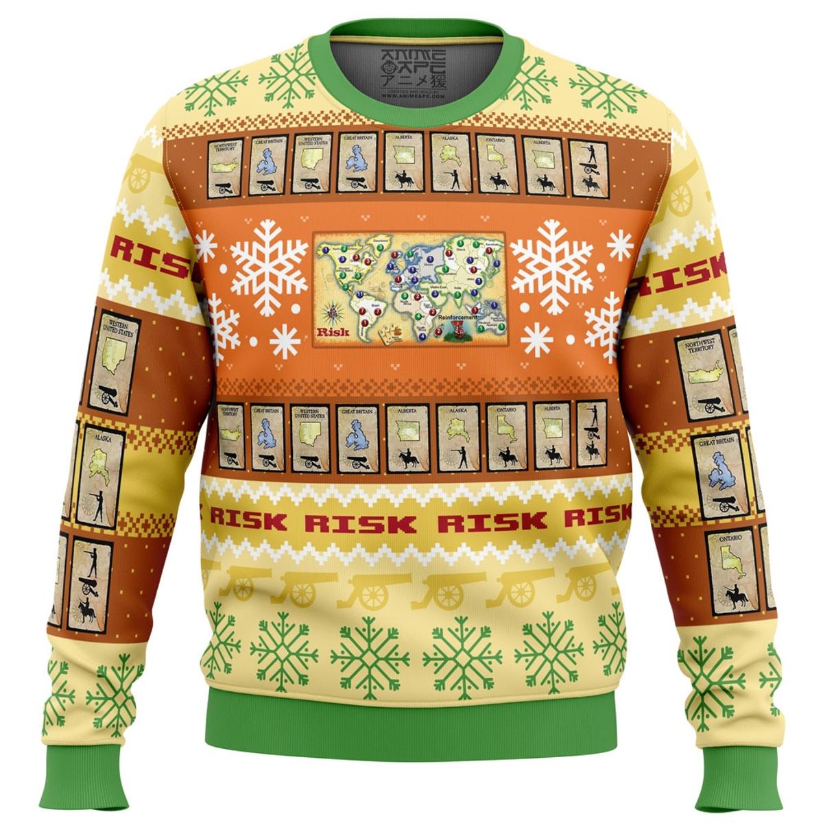 Christmas Clue Board Games Ugly Xmas Sweater