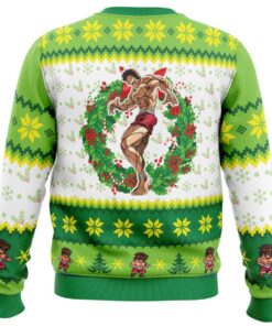 Christmas Season Baki Mens Ugly Christmas Sweater 4