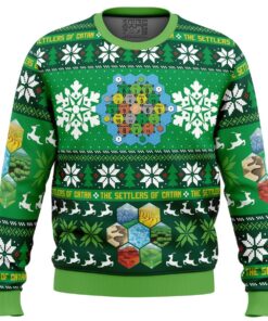 Christmas Settlers Of Catan Board Games Christmas Sweater Women 1