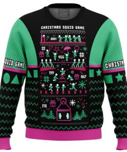 On The First Day Of Christmas Squid Game Funny Christmas Sweater Gift For Tv Series Fans