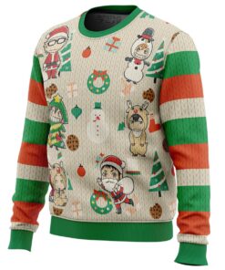 Christmas Style Haikyuu Chibi Character Funny Ugly Christmas Sweater For Manga Anime Fans 2