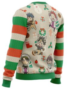 Christmas Style Haikyuu Chibi Character Funny Ugly Christmas Sweater For Manga Anime Fans 3