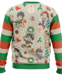 Christmas Style Haikyuu Chibi Character Funny Ugly Christmas Sweater For Manga Anime Fans 4