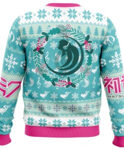 Christmas Style Hatsune Miku Blue Ugly Christmas Sweater Best Gift For Fans 4