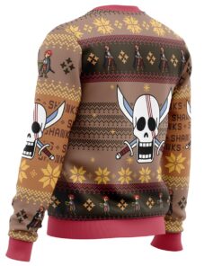 Christmas Style One Piece Character Shanks Ugly Christmas Sweater Best Gift For Fans 3