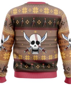 Christmas Style One Piece Character Shanks Ugly Christmas Sweater Best Gift For Fans 4