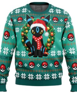 Christmas Style Umbreon Pokemon Ugly Xmas Sweater Best Gift For Fans 1