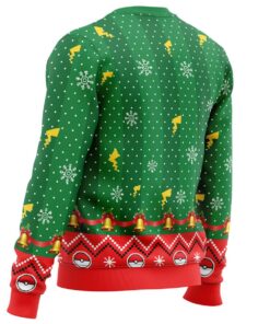 Christmas Theme Pikachu Pokemon Ugly Xmas Sweater Best Gift For Fans 3