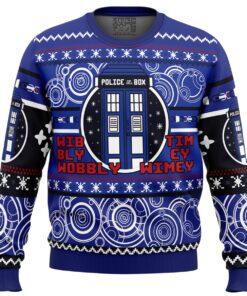 Wibbly Wobbly Doctor Who Best Ugly Christmas Sweaters